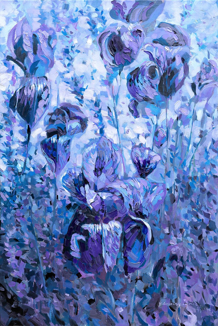 Variations on Irises IV fine art print
