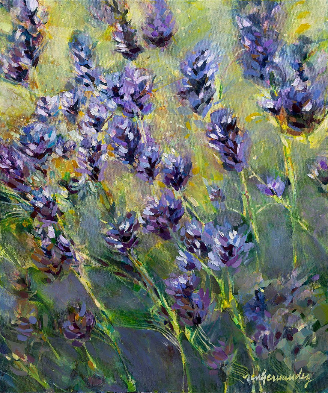 Back to Lavender fine art print
