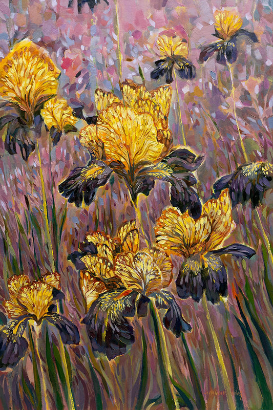 Variations on Irises IX fine art print