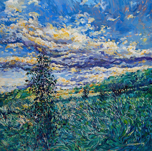 blue marsh expanse fine art reproduction — Ren Hernandez